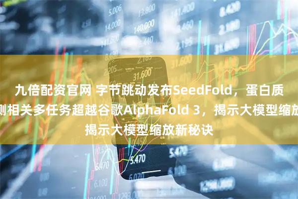 九倍配资官网 字节跳动发布SeedFold，蛋白质结构预测相关多任务超越谷歌AlphaFold 3，揭示大模型缩放新秘诀