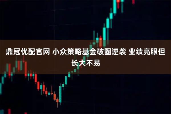 鼎冠优配官网 小众策略基金破圈逆袭 业绩亮眼但长大不易