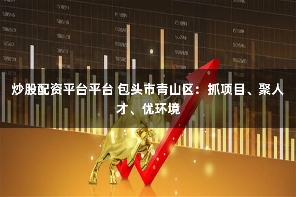 炒股配资平台平台 包头市青山区：抓项目、聚人才、优环境